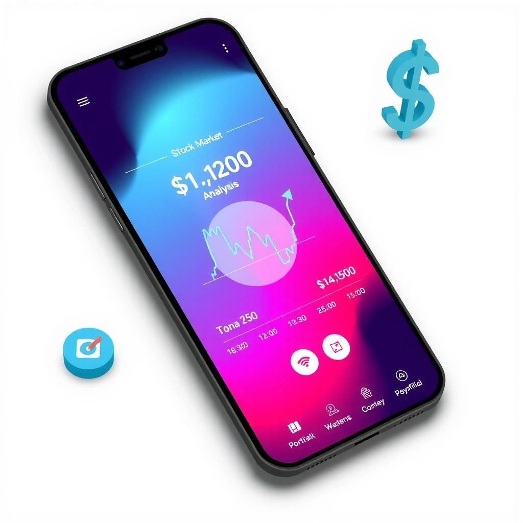 Stock market simulation with portfolio management features